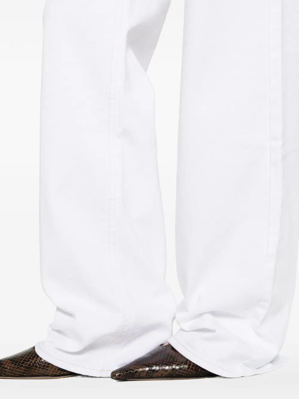 Fabiana Filippi Jeans met stiksel Wit