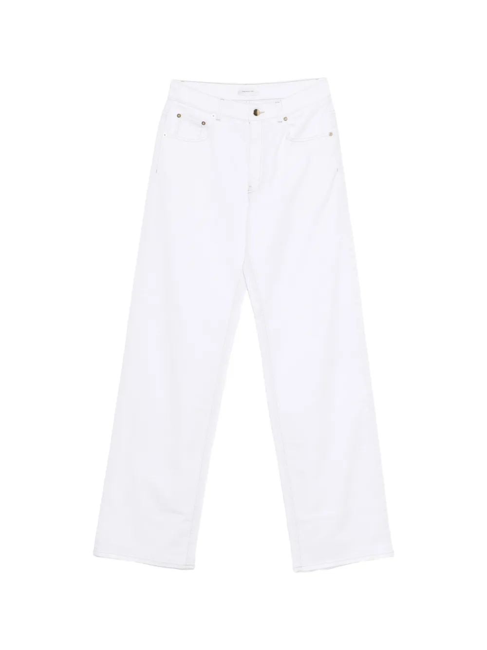 Fabiana Filippi contrast-stitching jeans - Bianco