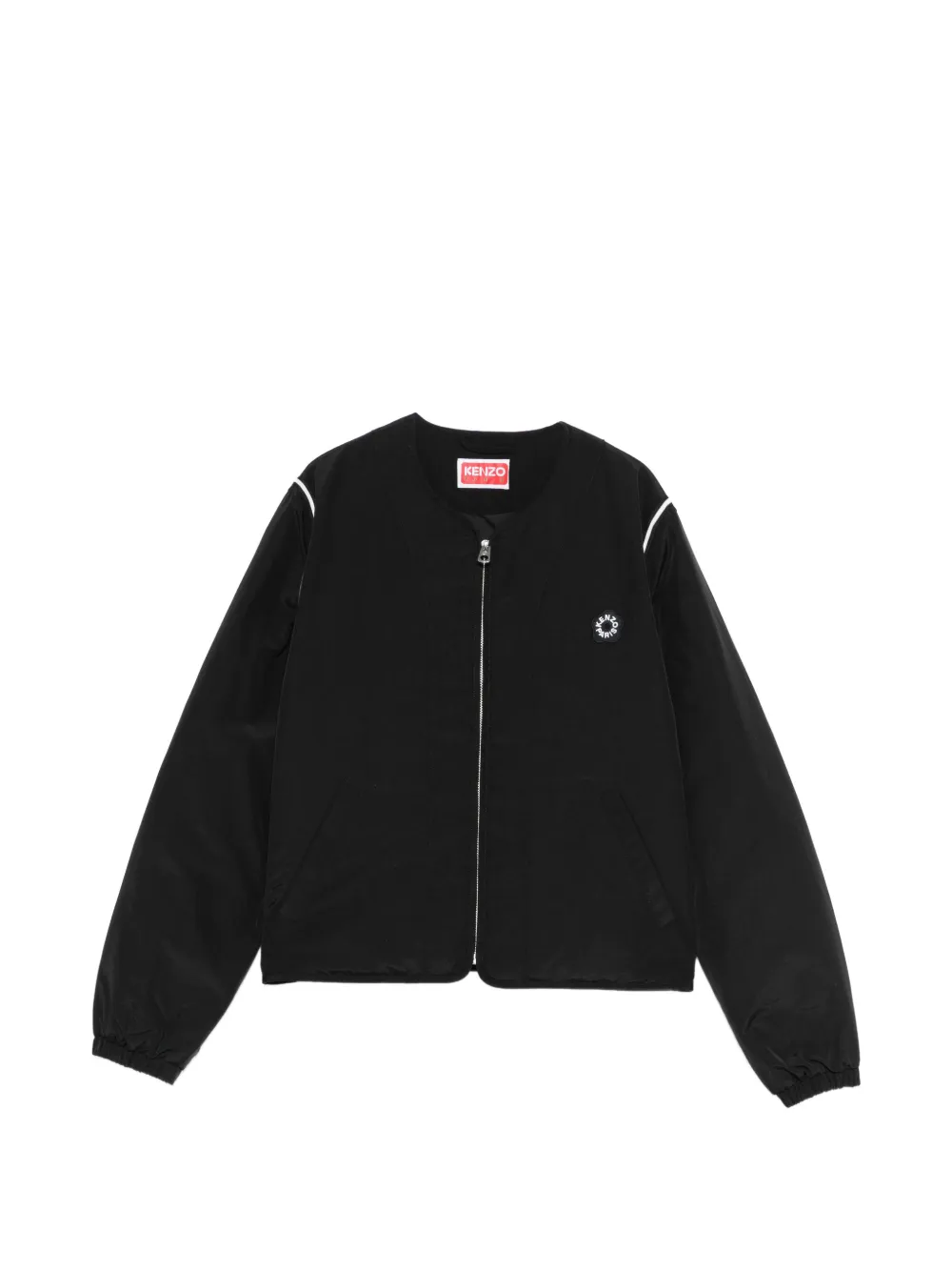 Kenzo Bloke Flower 2.0 zip logo jacket - Nero