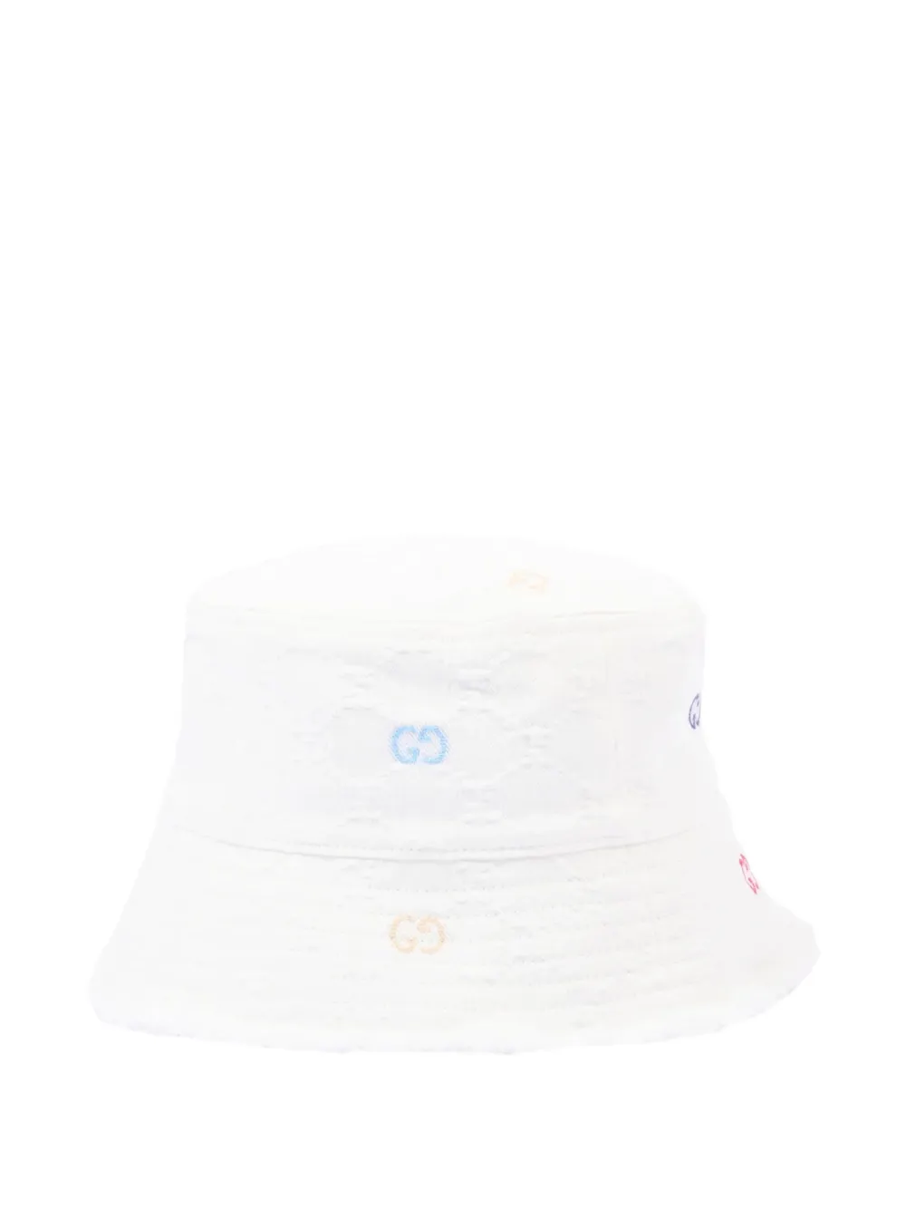 Gucci Kids logo bucket hat - Weiß