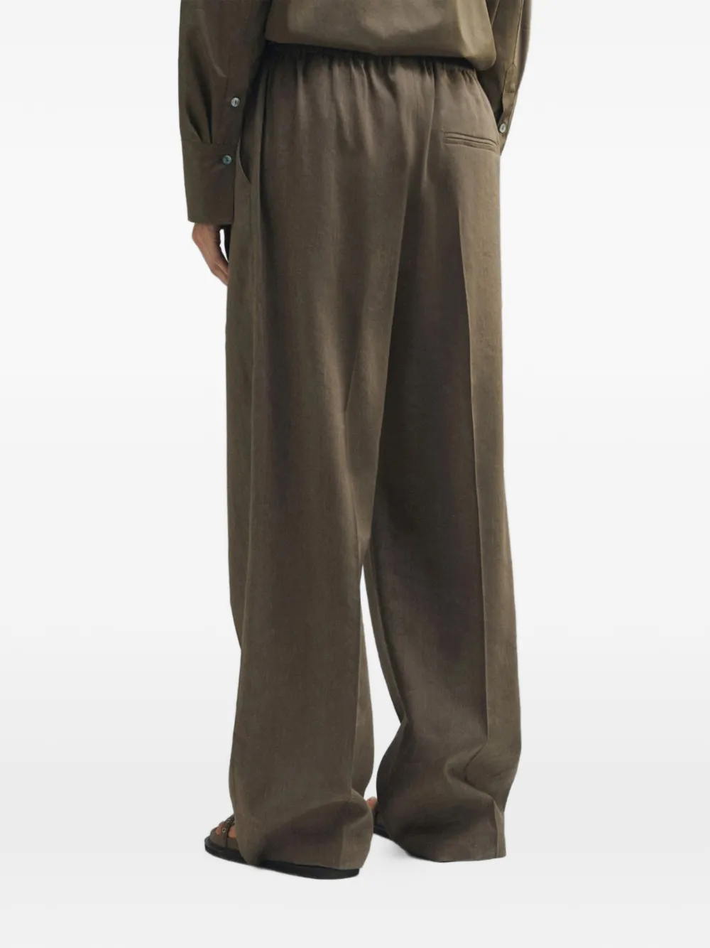  Marella Mlmalloro Drawstring-fastening Trousers - Brown 