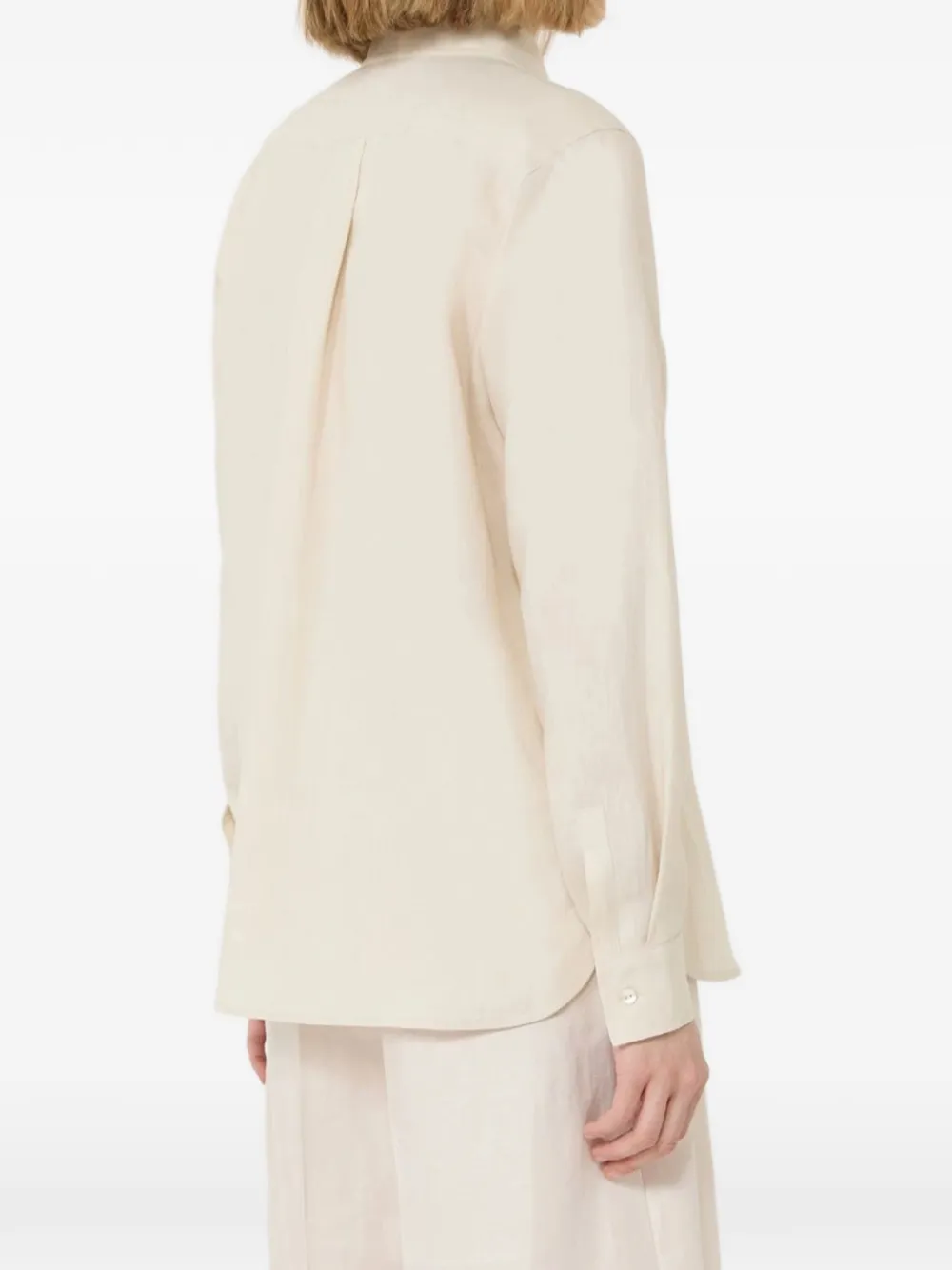  Max Mara Camisa De Manga Larga - Neutro 