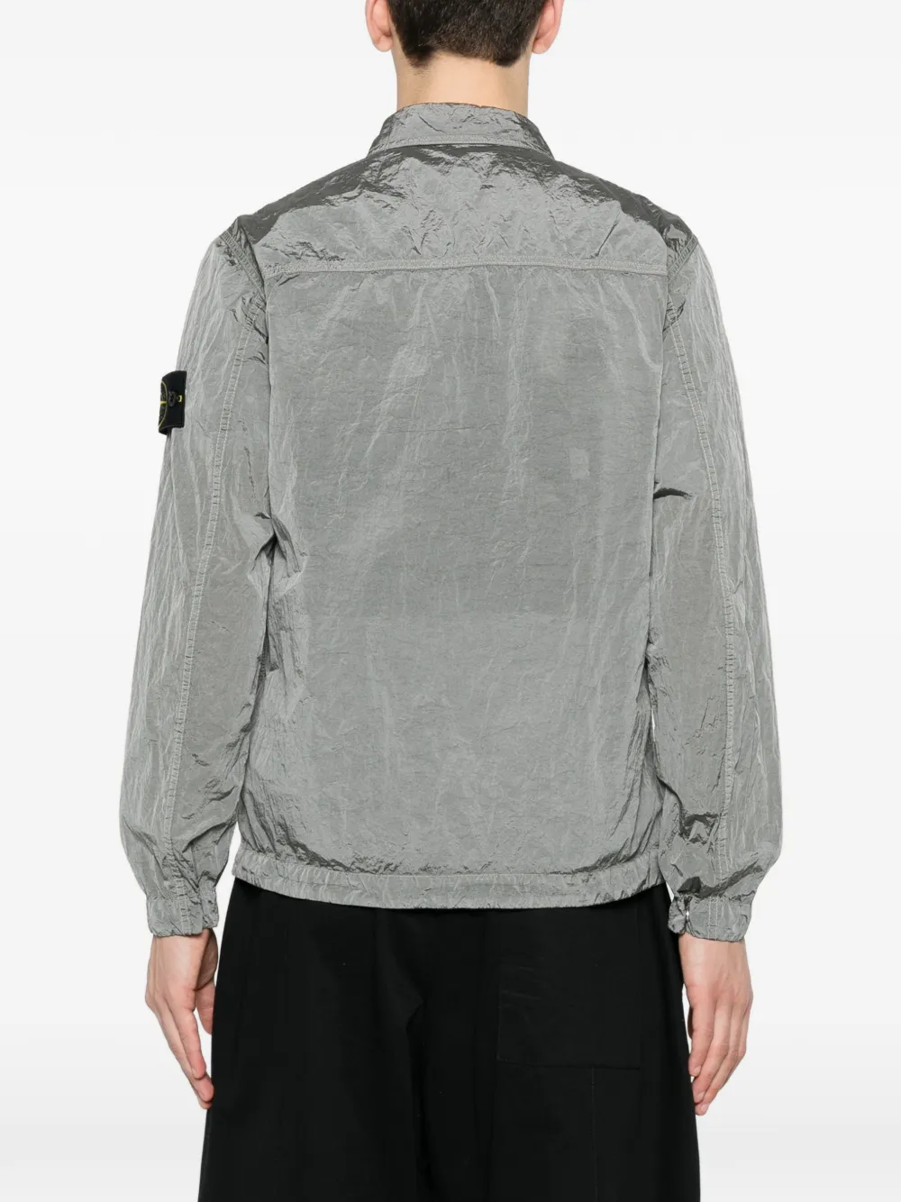 Stone Island Shirtjack met rits Grijs
