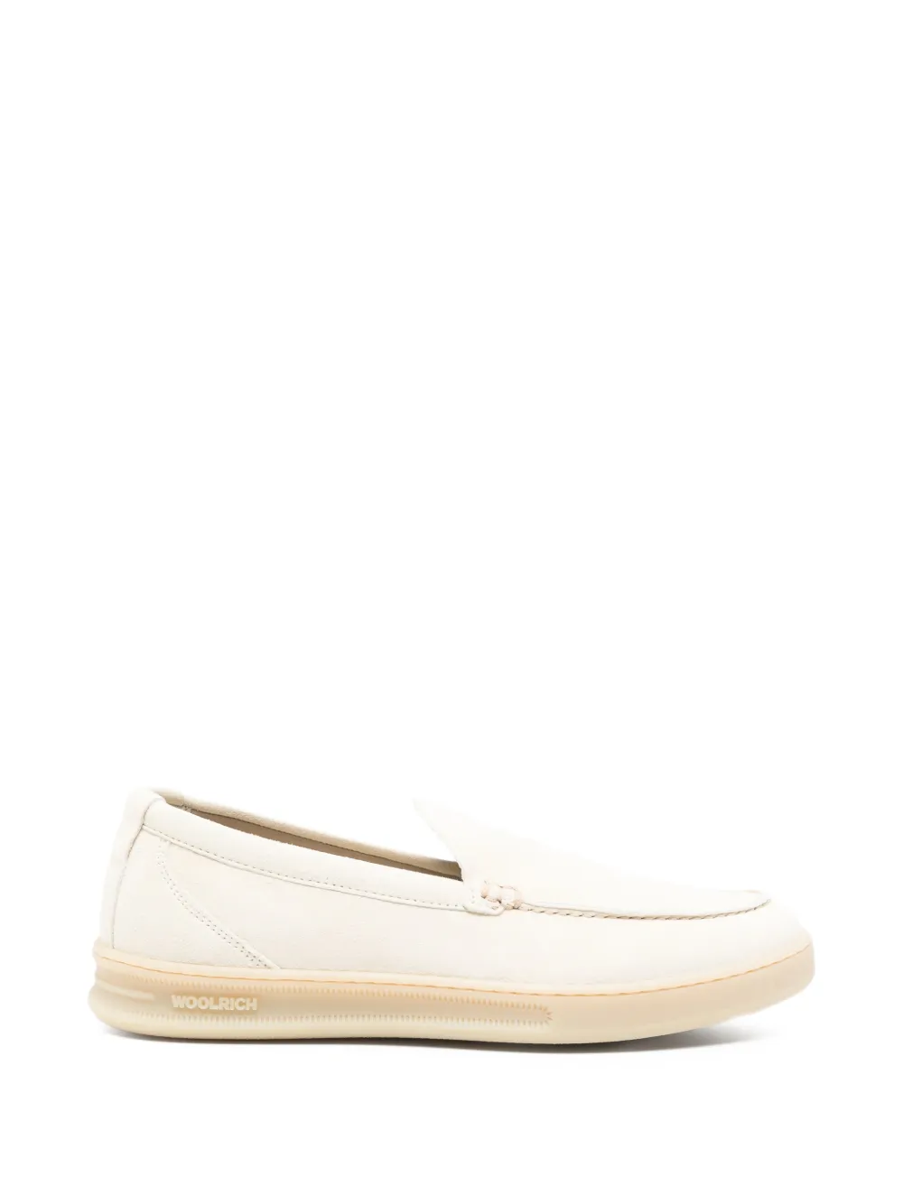 Woolrich suede loafers - Nude
