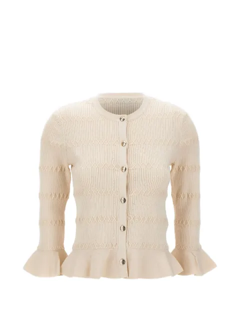 LIU JO kofta med volangärm