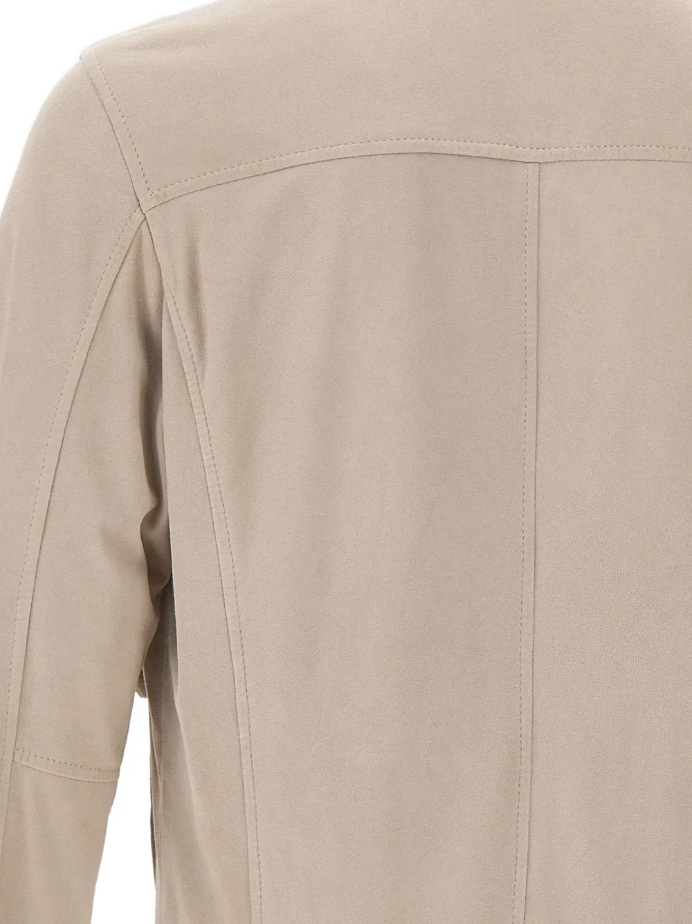 Barba Vermont jack met hoge kraag Beige