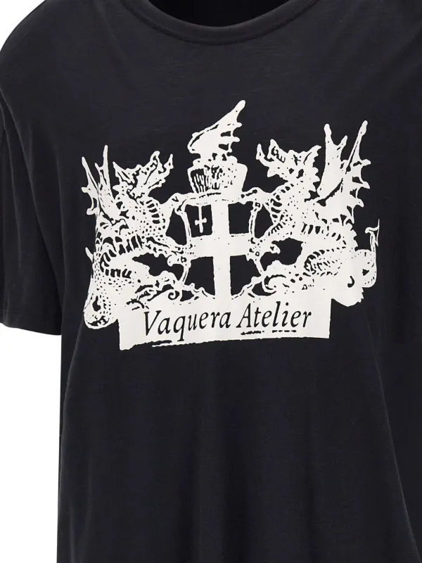 Vaquera graphic-print T-shirt Dress | Black | FARFETCH