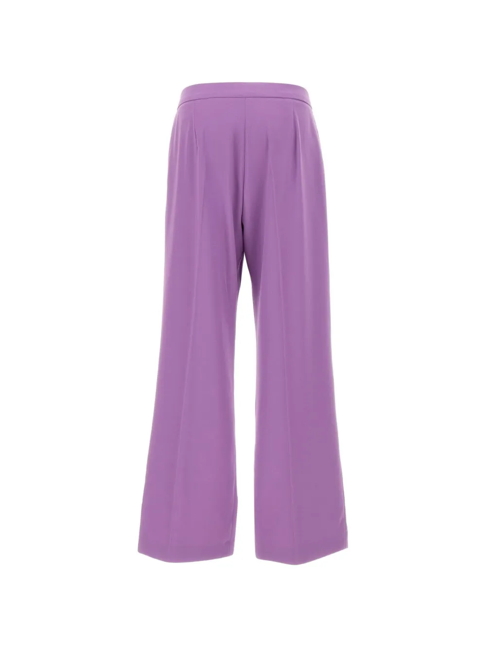  Elena Miro` Cady Straight-leg Tailored Trousers - Purple 