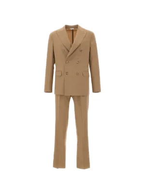 BOGLIOLI & TOMORROWLAND セットアップ ダブル イタリア製 Boglioli リネン ダブルスーツ | ニュートラル | FARFETCH JP