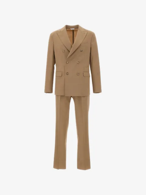 Boglioli double-breasted peaked-lapel suit