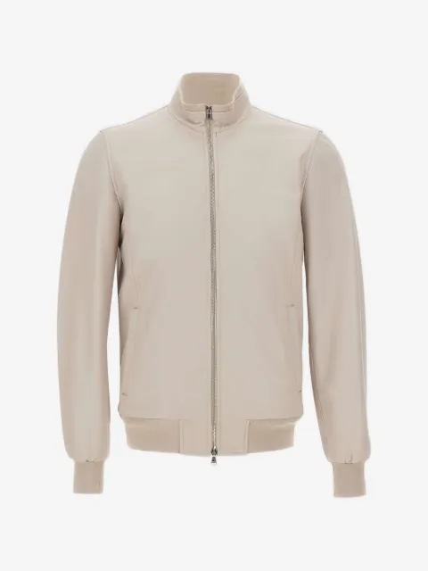 Barba Gerippte Fox Lederjacke