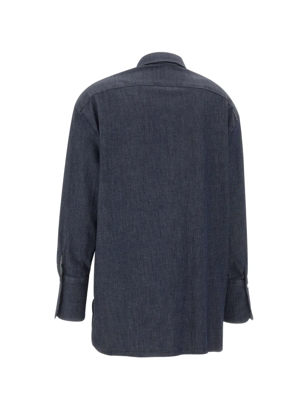 Pointed-Collar Cotton Shirt