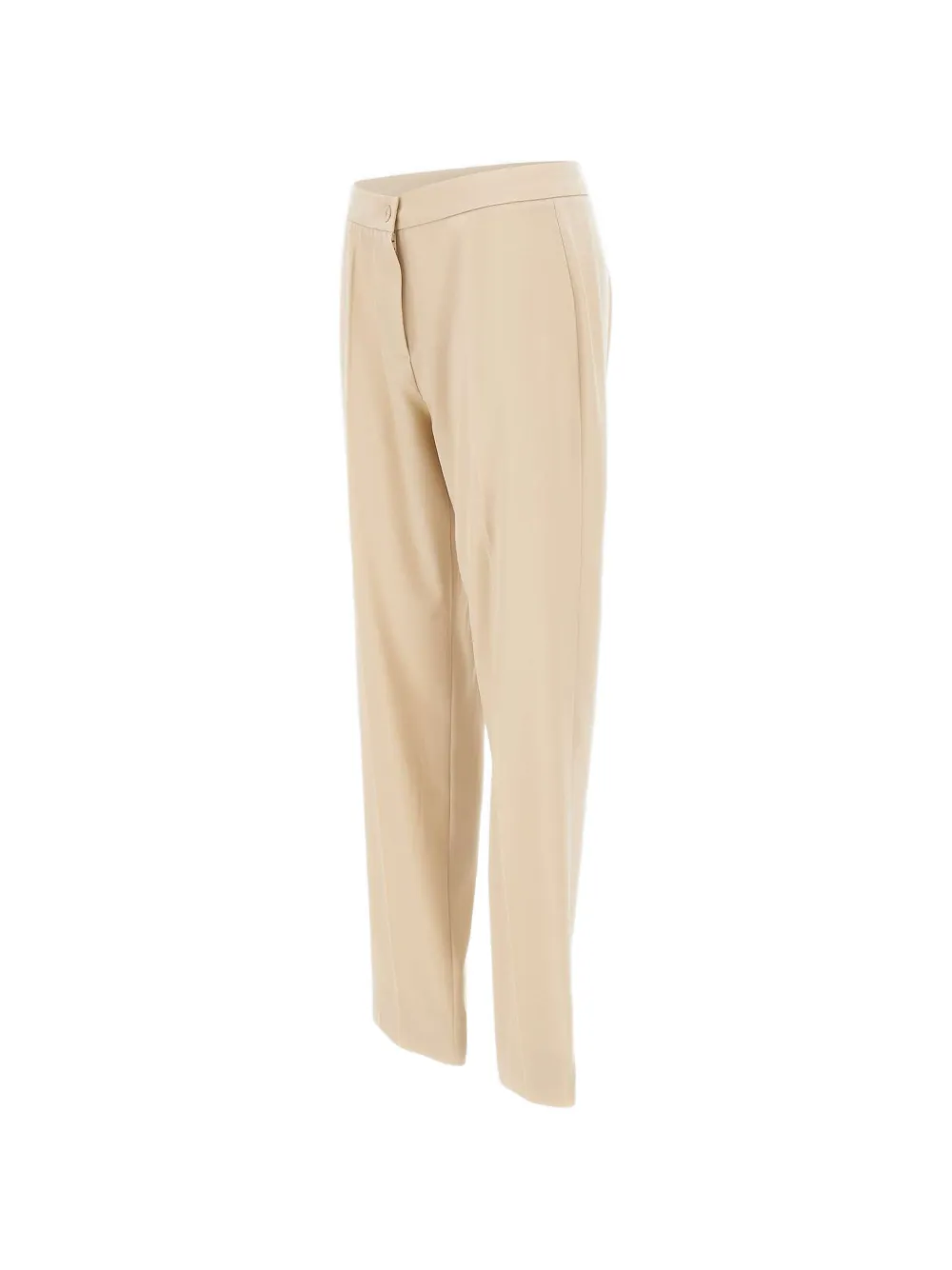  Elena Miro` Button Slit-detail Trousers - Neutrals 