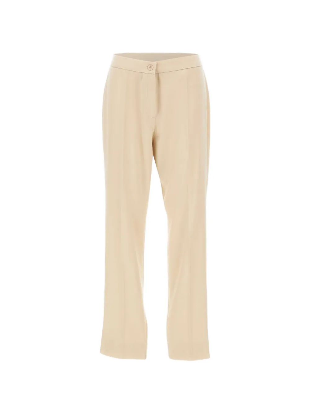 Elena Miro' Button Slit-detail Trousers In Neutral