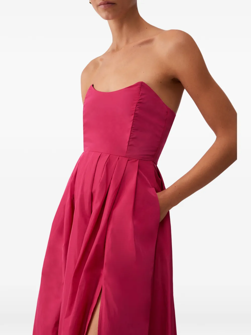 LIU JO Taffeta maxi-jurk Roze