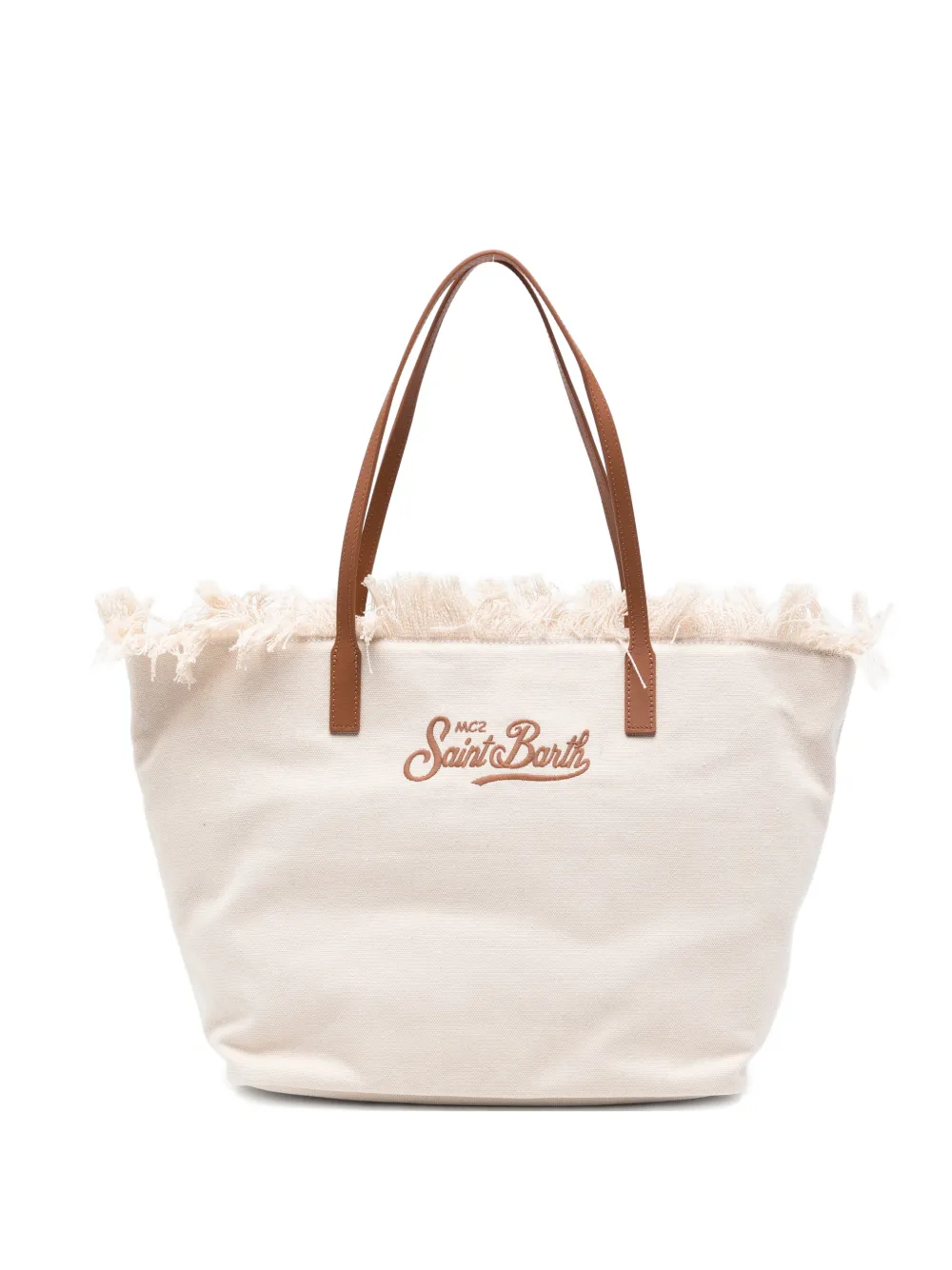 MC2 Saint Barth fringed-detail tote bag - Toni neutri
