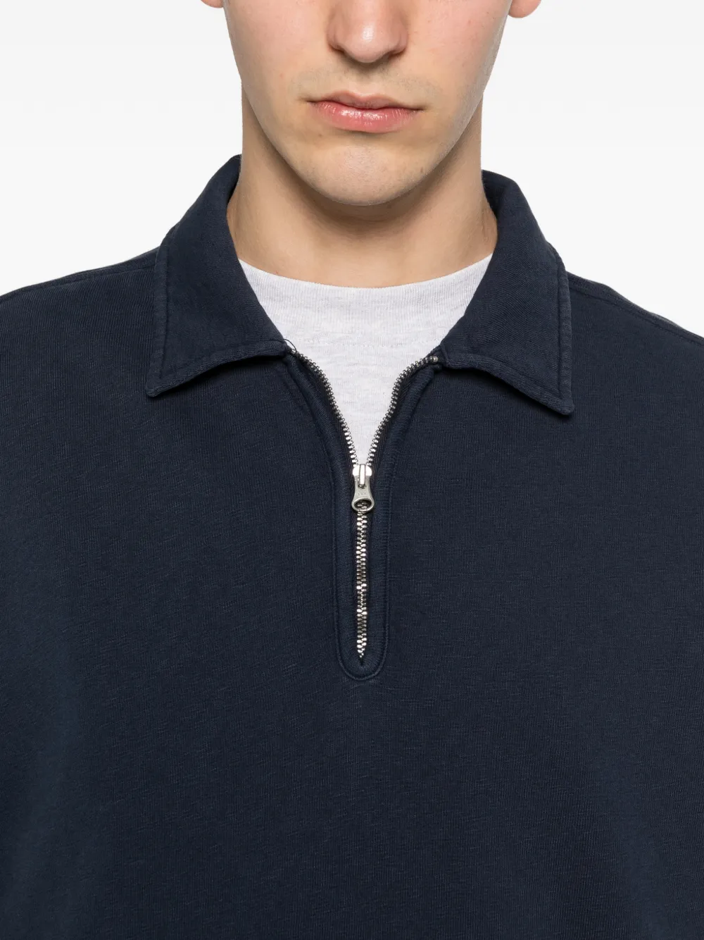 C.P. Company Sweater met ritssluiting en zak Blauw