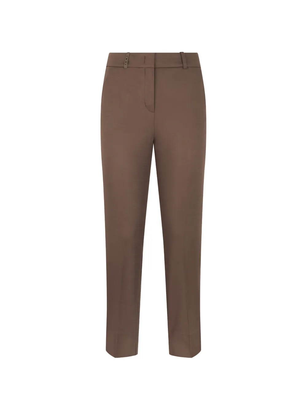 Peserico concealed-closure trousers - Marrone