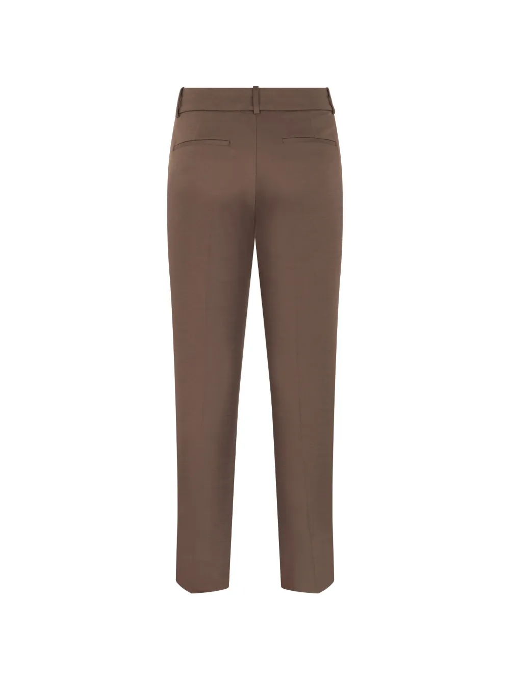 Peserico Broek met verborgen sluiting Bruin