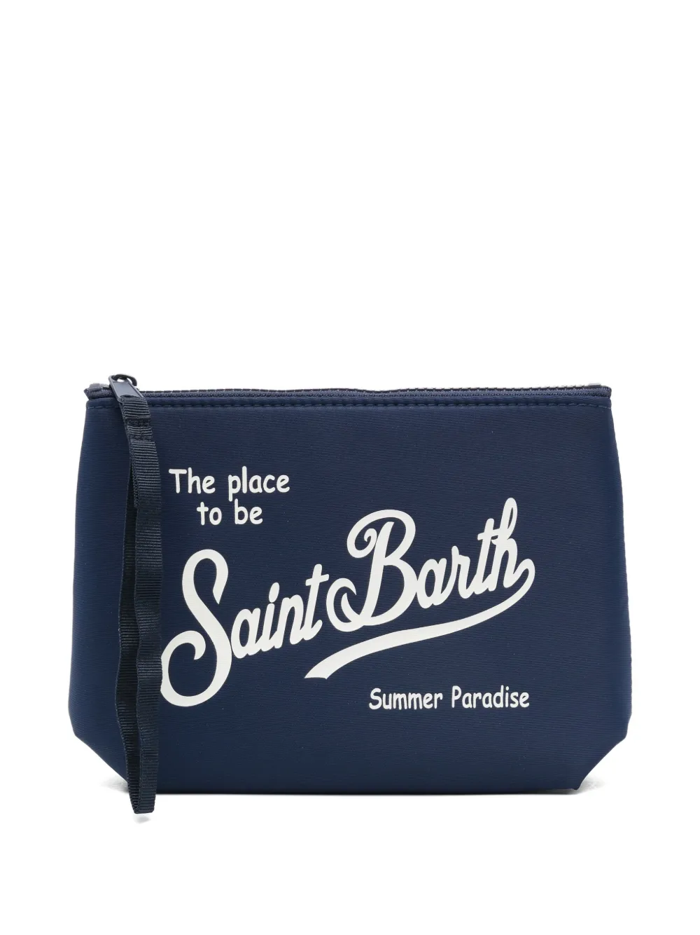 MC2 Saint Barth Aline clutch met logodetail Blauw