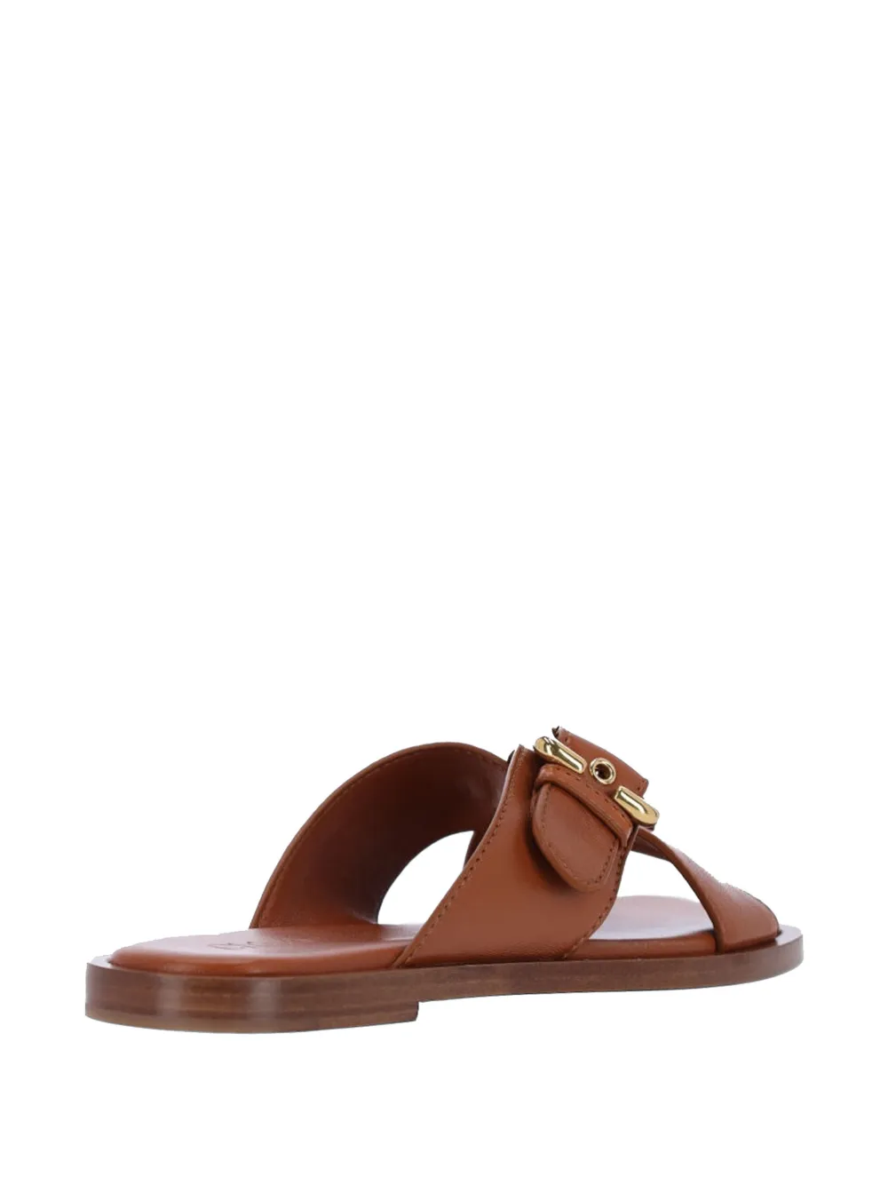 Chloé Nil leather sandals Bruin