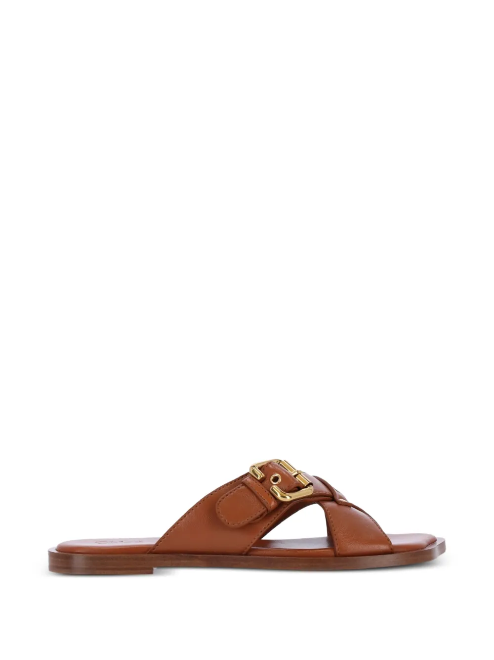 Chloé Nil leather sandals Bruin