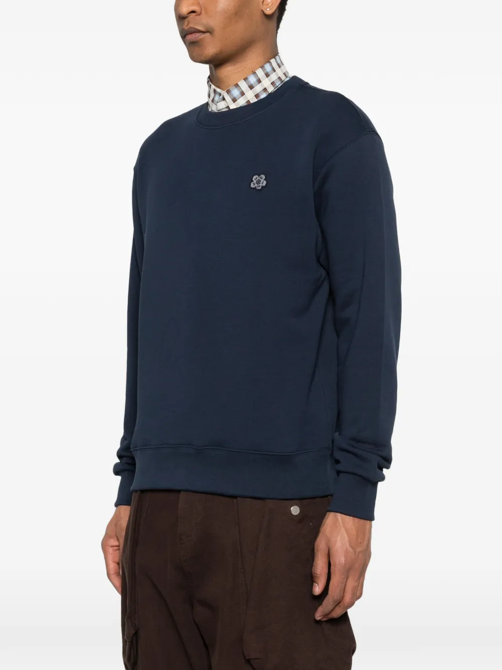  Kenzo Sudadera Con Apliques - Azul 