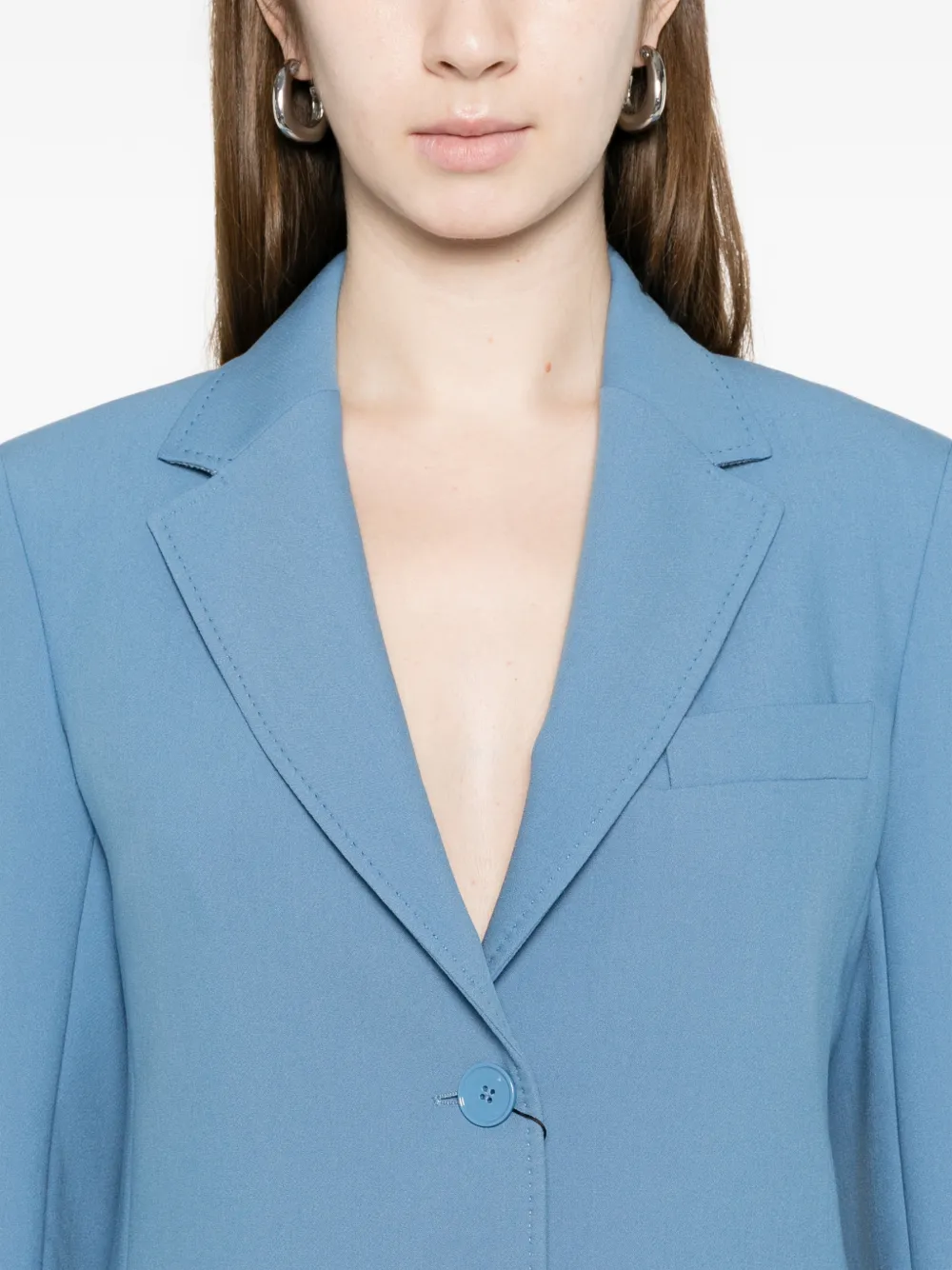 Weekend Max Mara Blazer met zakken en knopen Blauw