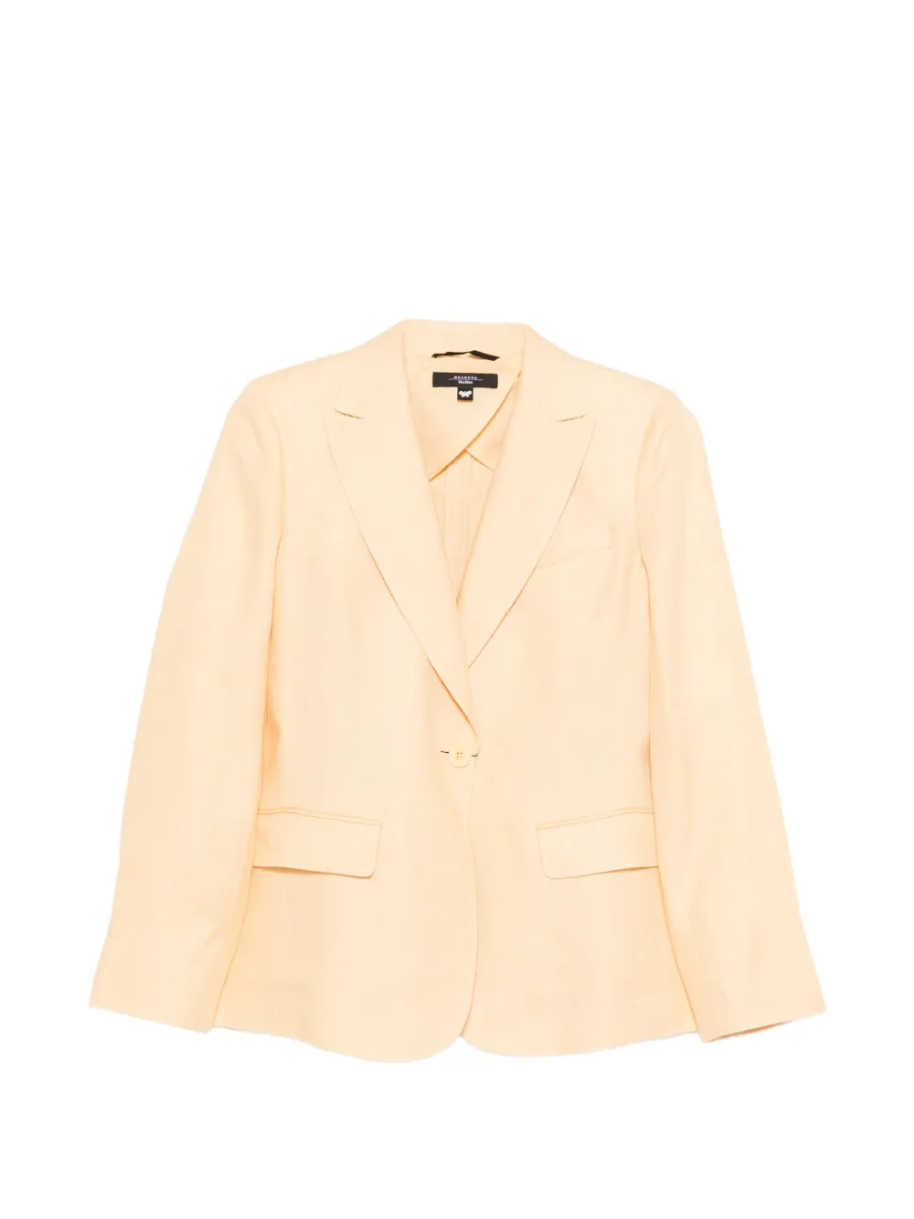 Weekend Max Mara flap-pocket blazer - Giallo