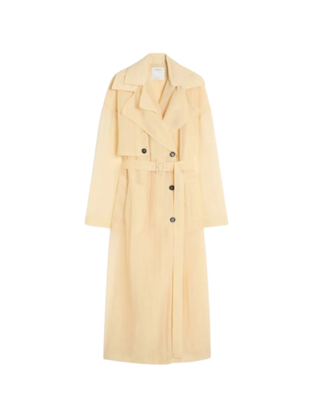 Sportmax Spsfata belted trench coat - Gelb