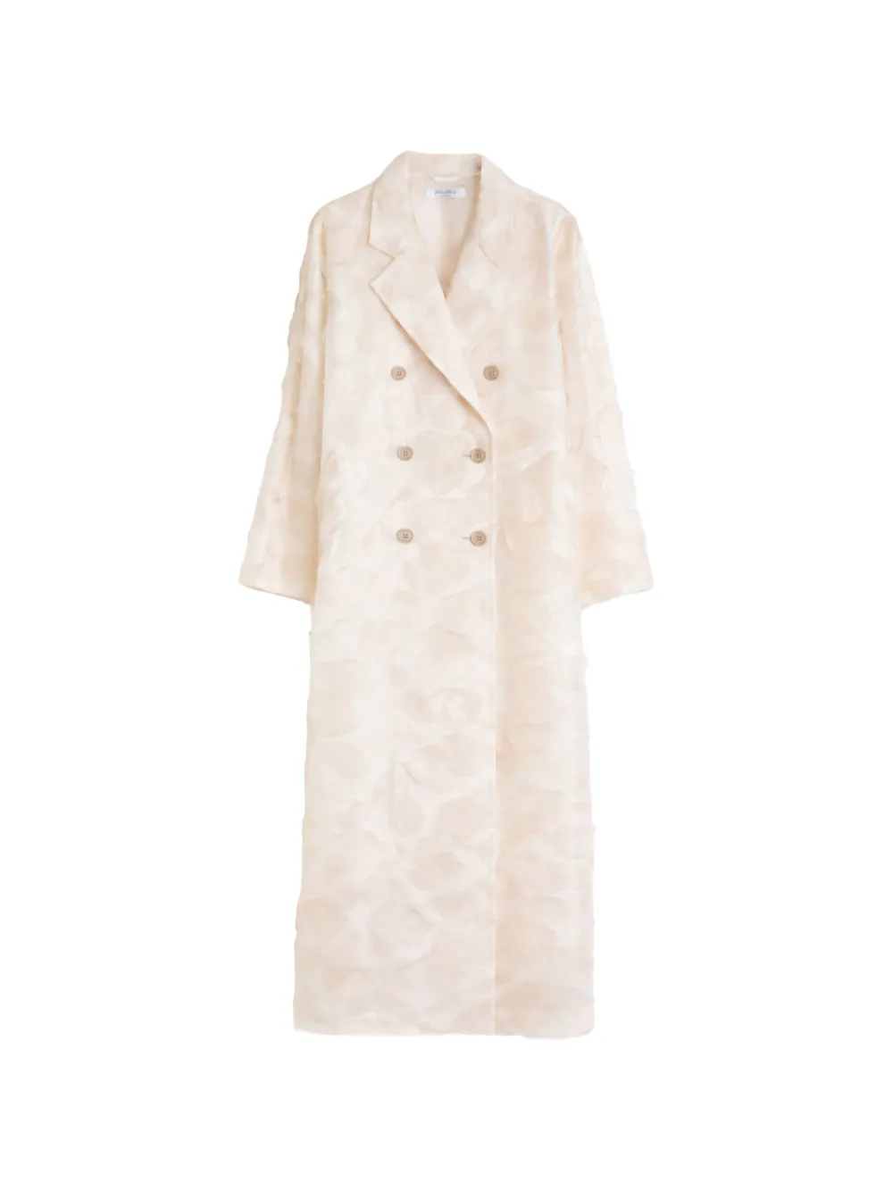 Max Mara Mxsmito double-breasted coat - Nude