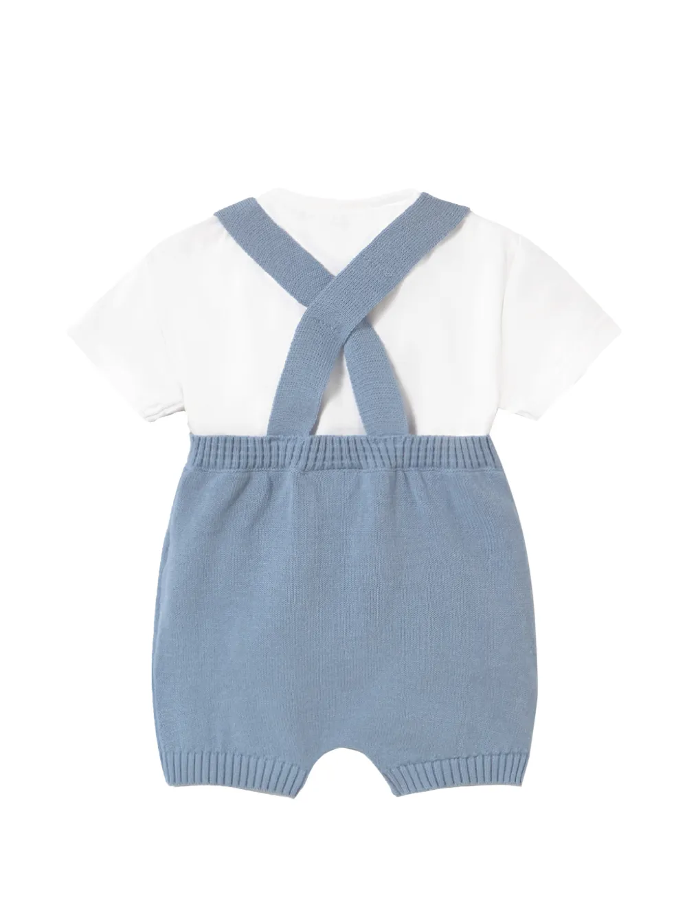  Mayoral Stripe-detail Romper - Blue 