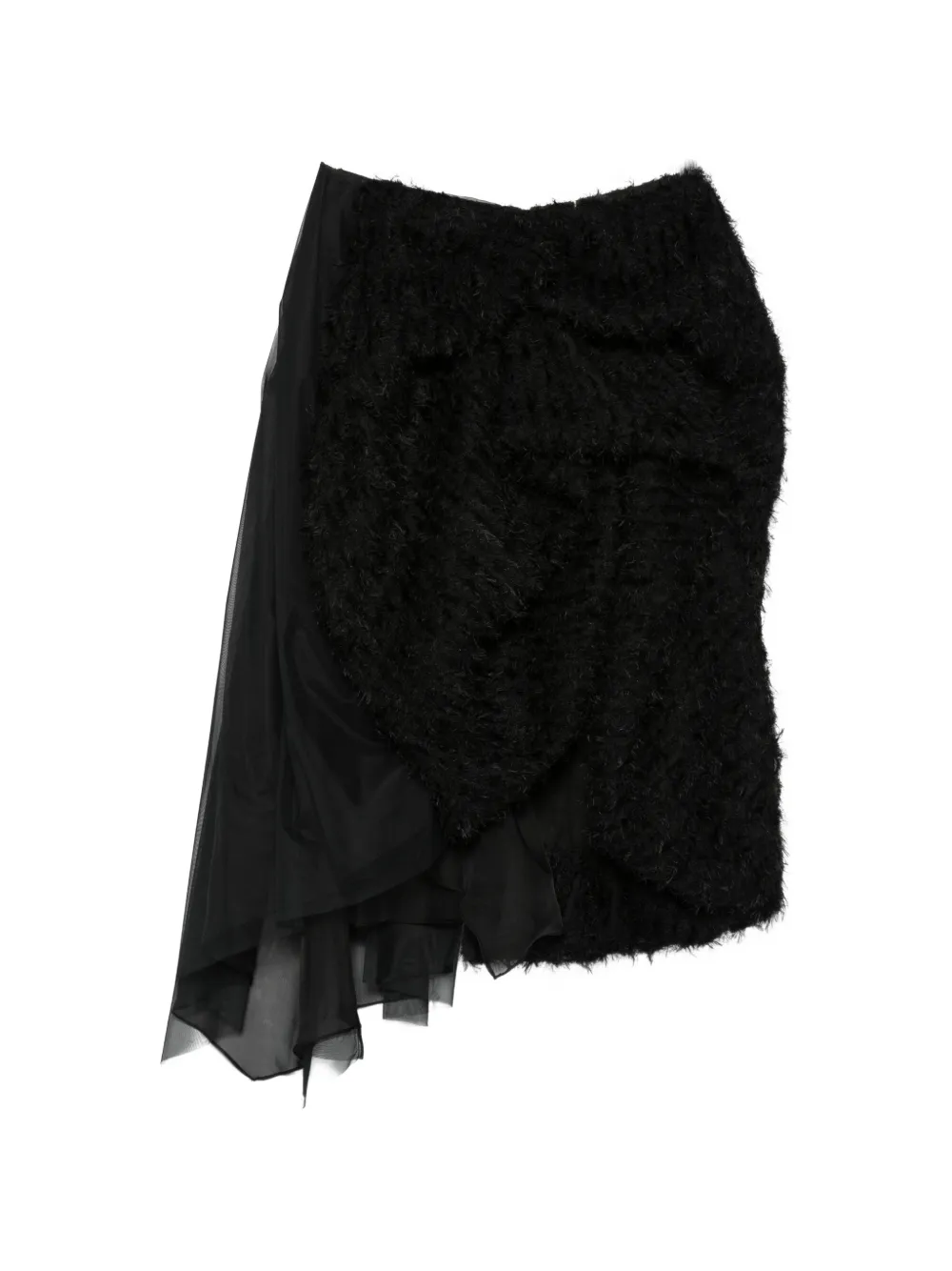 PAULINE DUJANCOURT asymmetric skirt - Schwarz