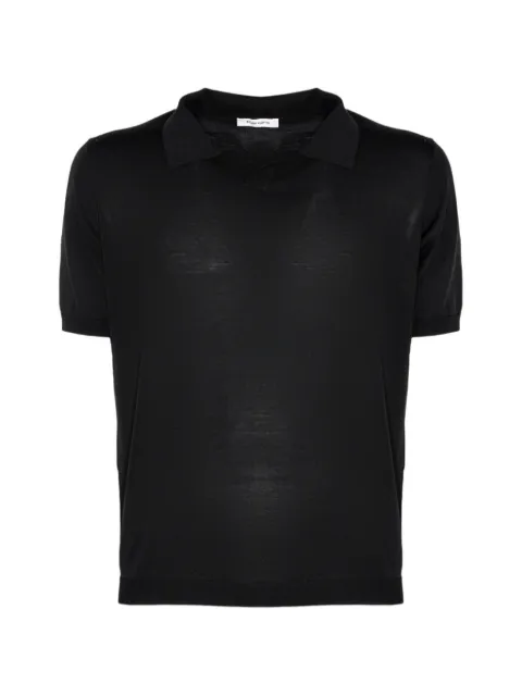 Kangra split-neck polo shirt