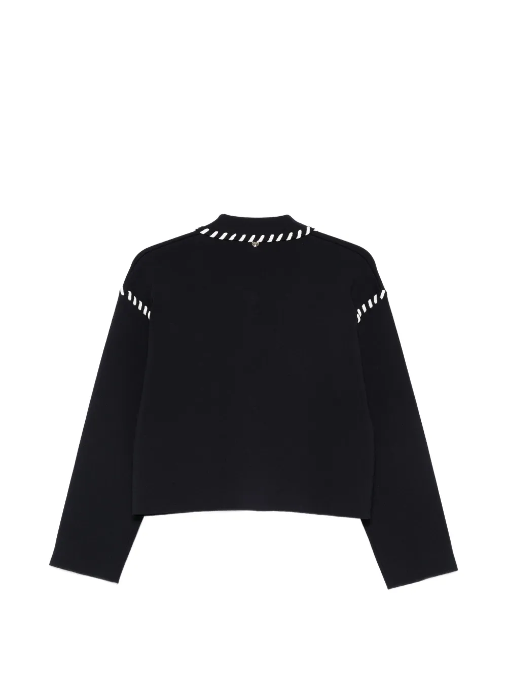  Liu Jo Contrast-trim Jacket - Blue 