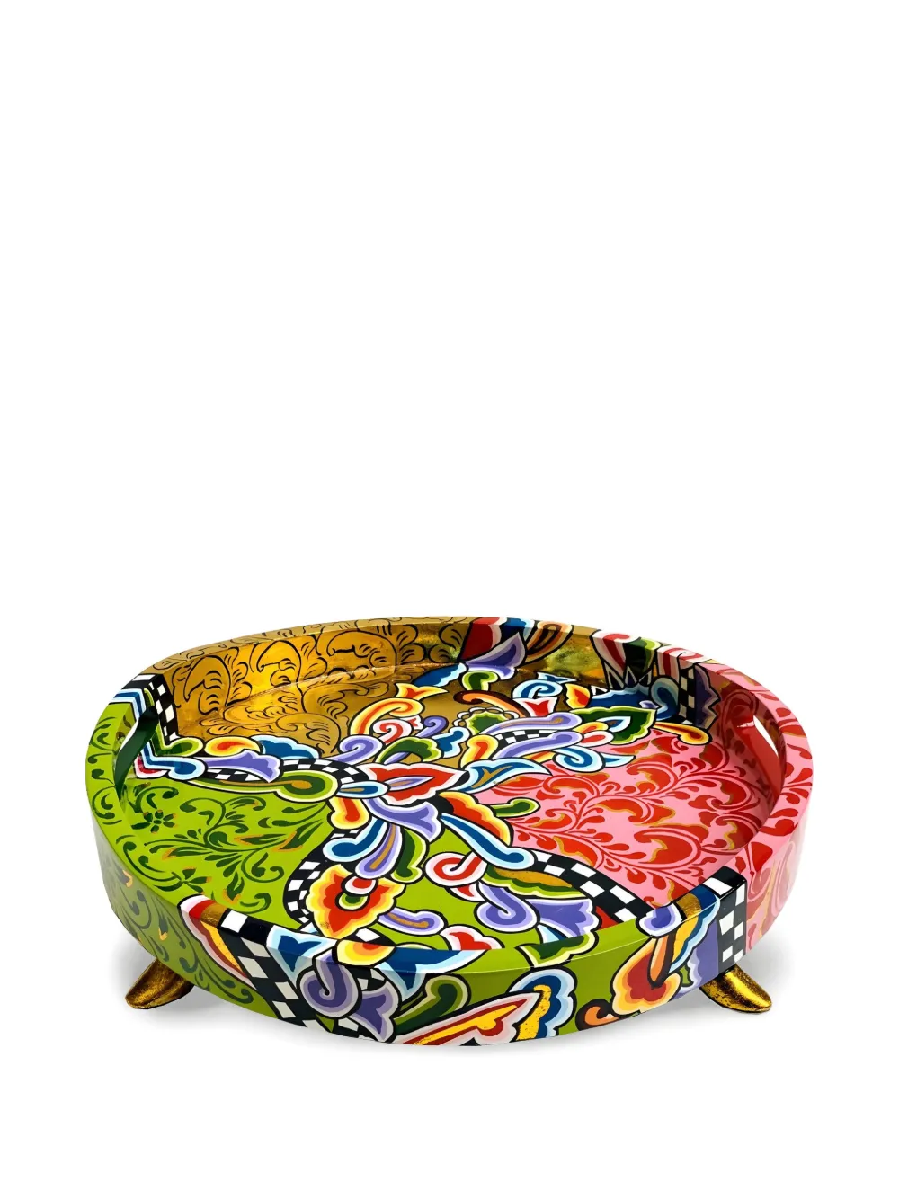 Toms Drag round tray M - Giallo