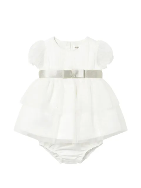 Mayoral set de vestido con detalle de moño