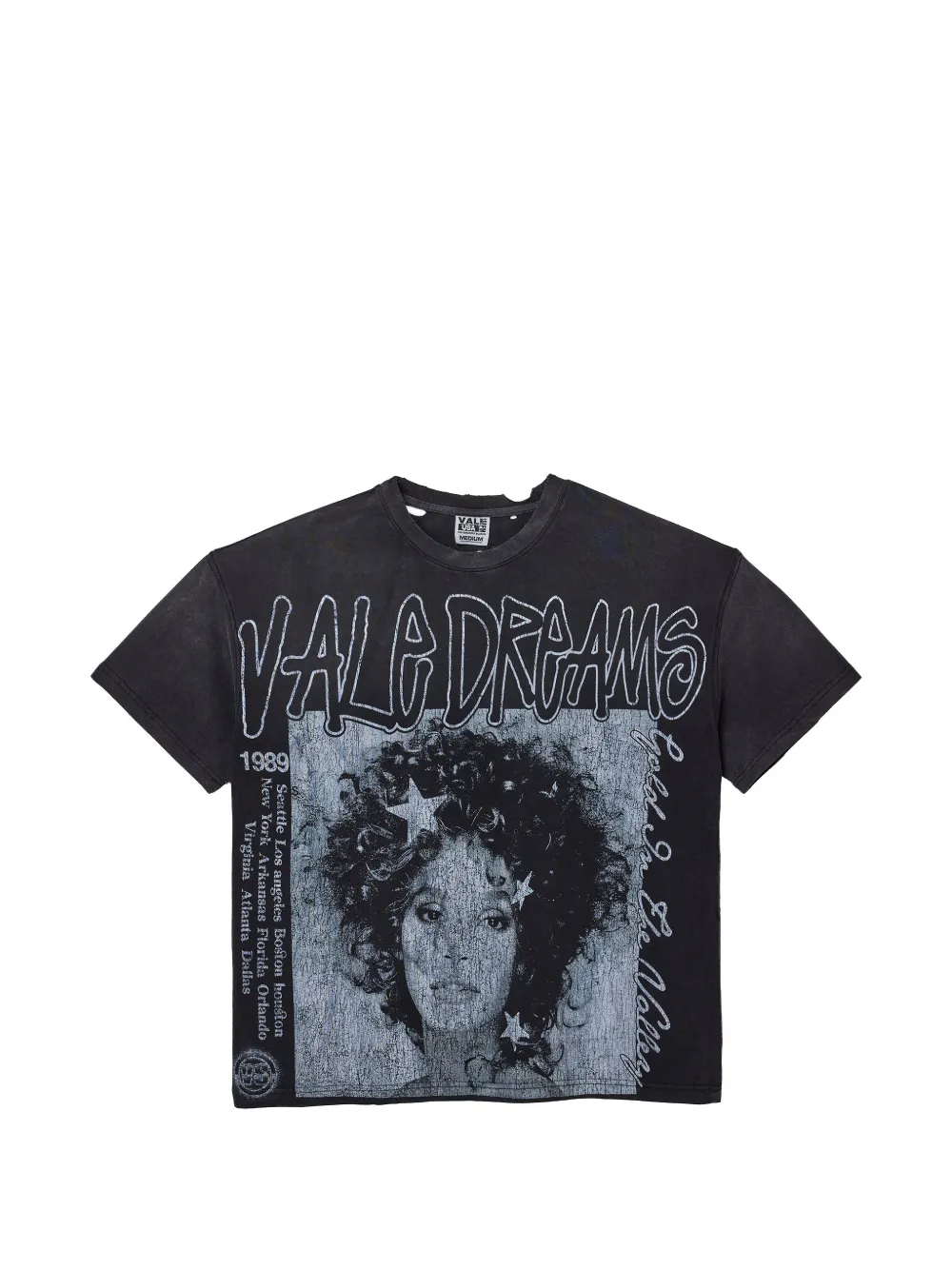 Vale Whitney Houston T-shirt In Black
