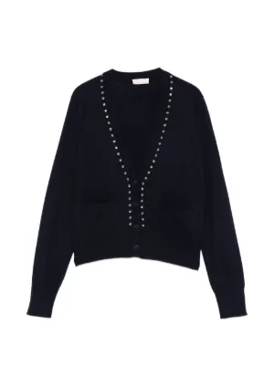 未使用品☆PINKO☆黒カットソーカーディガン PINKO デコラティブ カーディガン | ブラック | FARFETCH JP