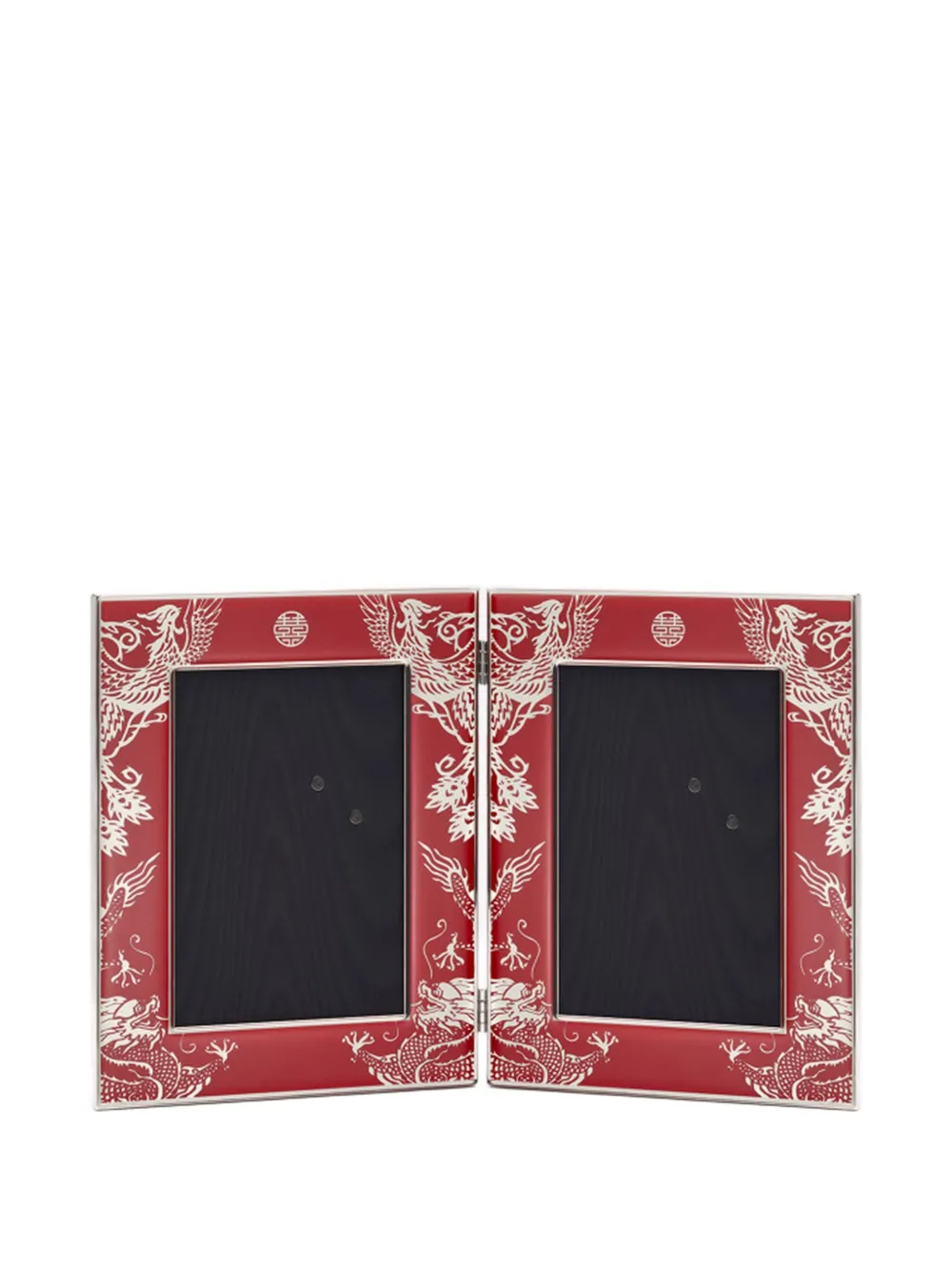 Shanghai Tang Tang Double photo frame - Rosso
