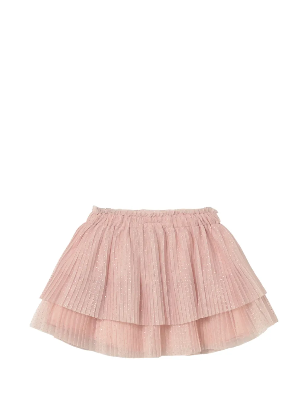  Mayoral Pleated Tulle Skirt - Pink 