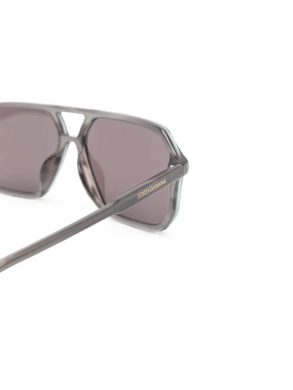 Dolce & Gabbana Eyewear Zonnebril met piloten montuur Grijs