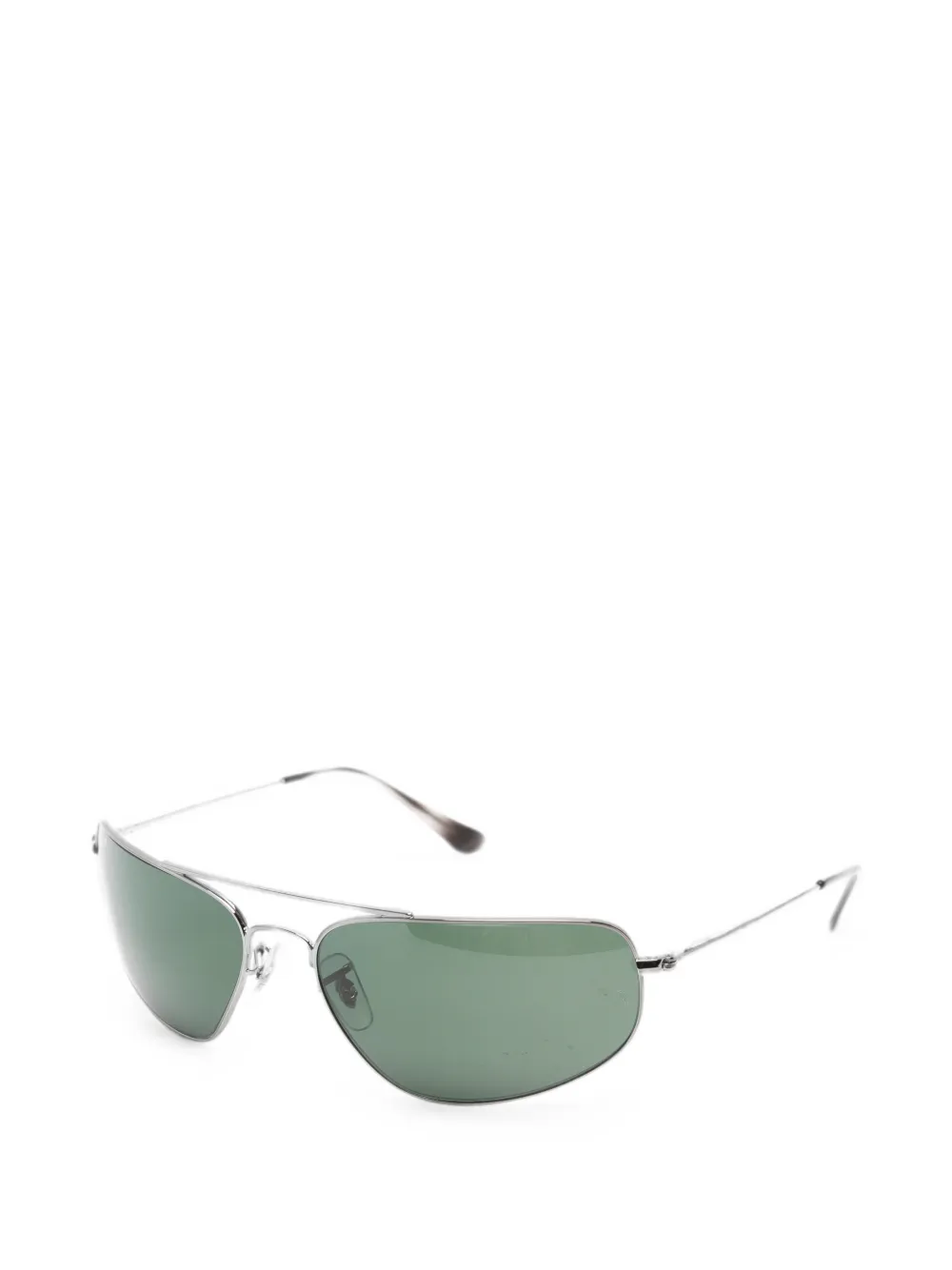 Ray-Ban Zonnebril met geometrisch montuur Zilver