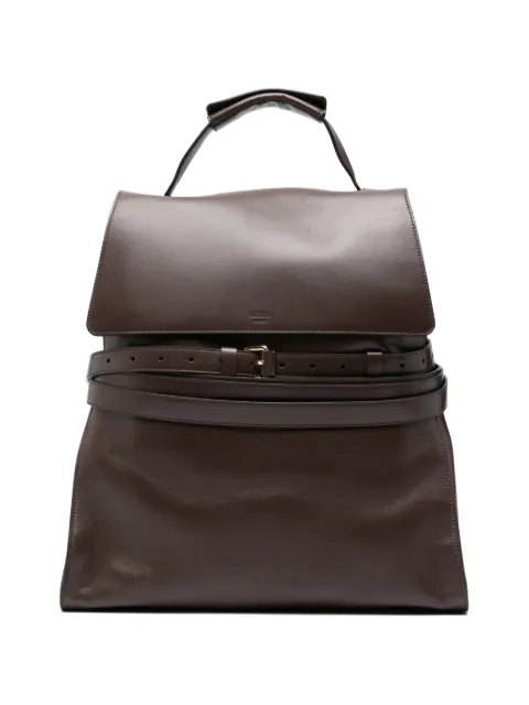 Moschino buckle belt backpack