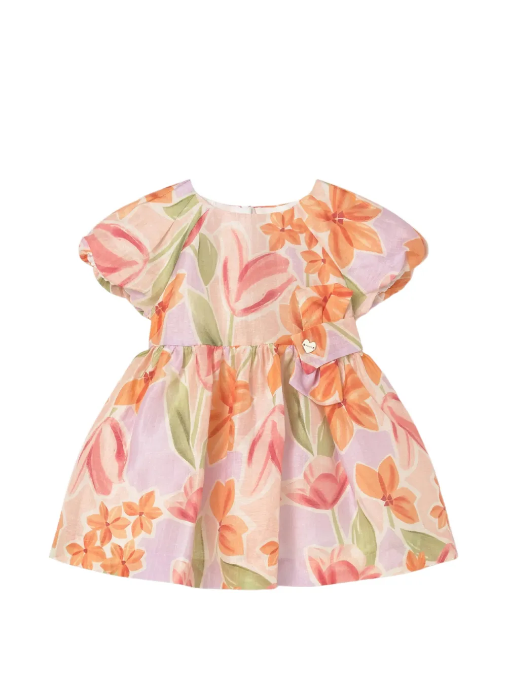 Mayoral floral-print mini dress - Rosa