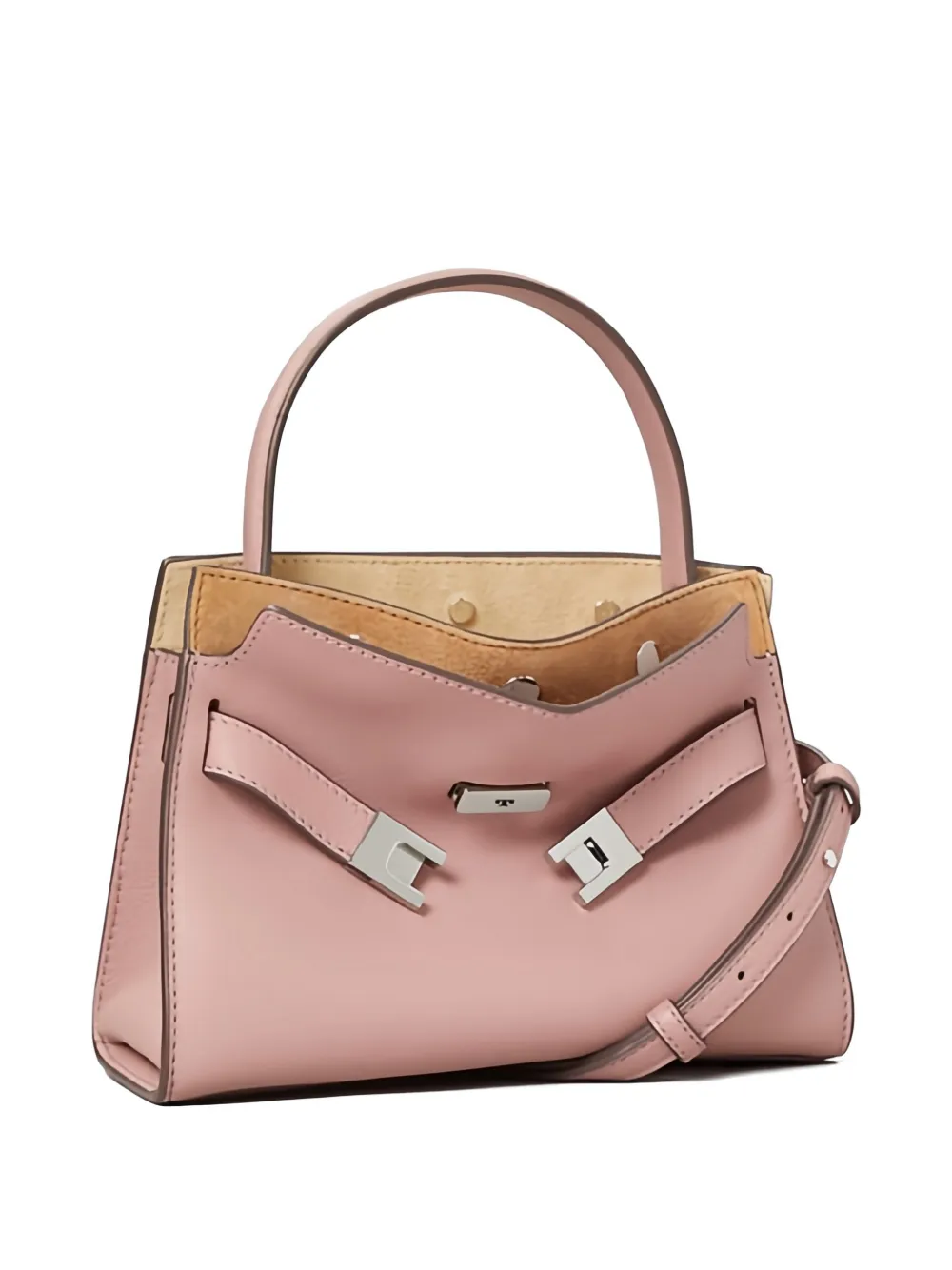Tory Burch Small Lee Radziwill Cross Body Bag | Pink | FARFETCH