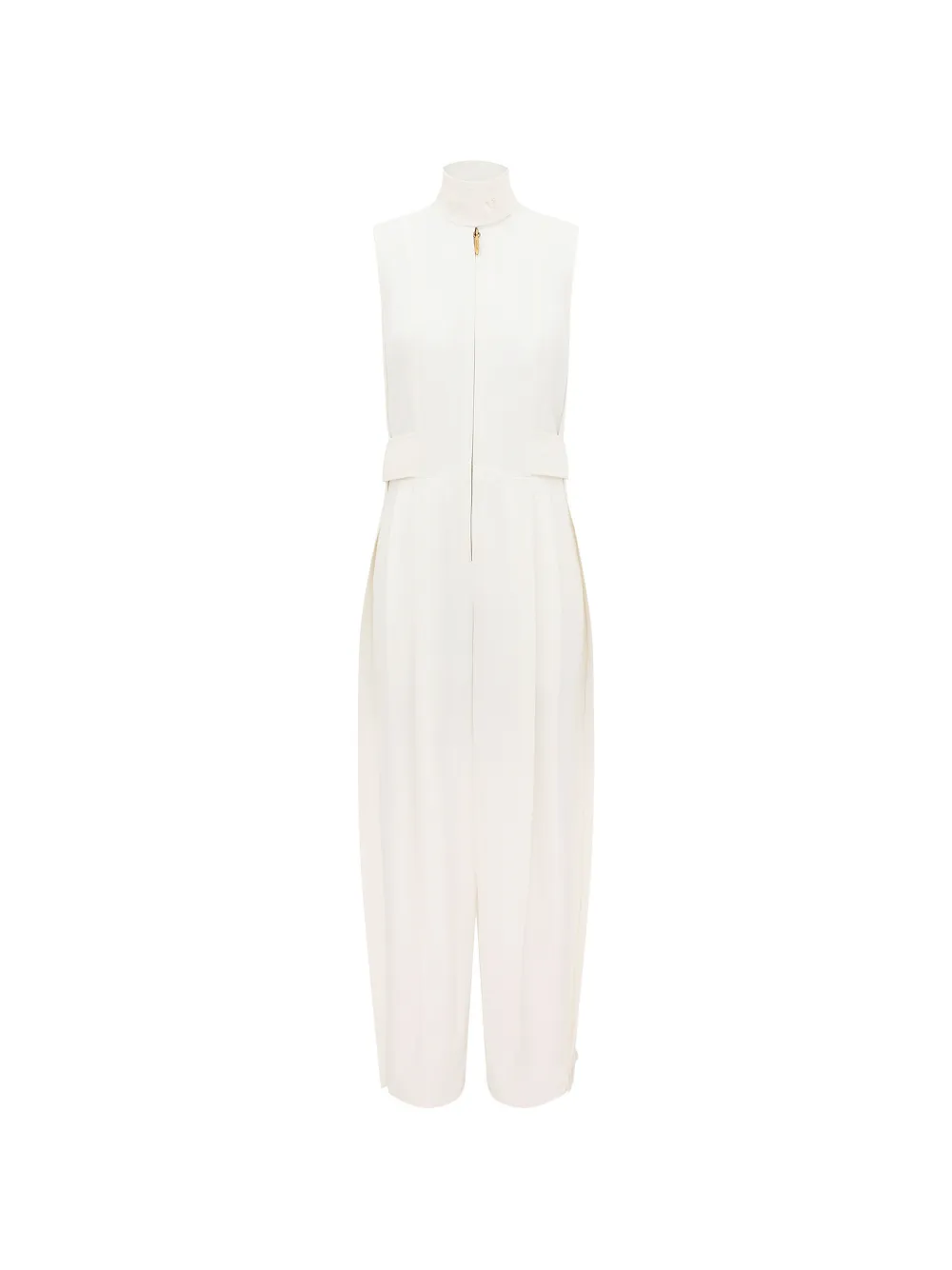 Zimmermann Twill Luna Jumpsuit In White