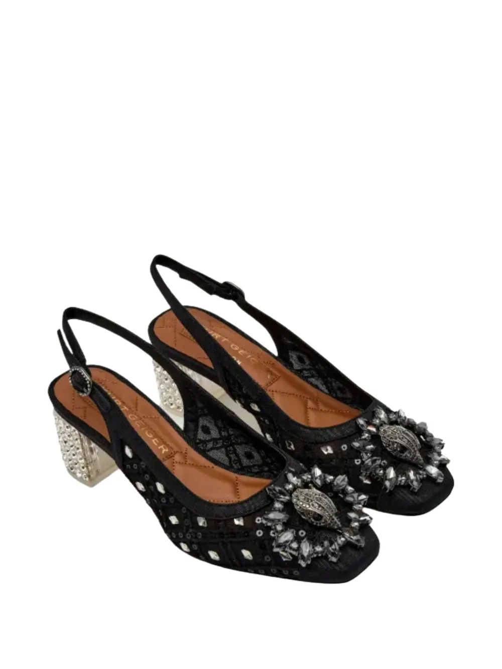 Kurt Geiger London Pumps verfraaid met stippen Zwart