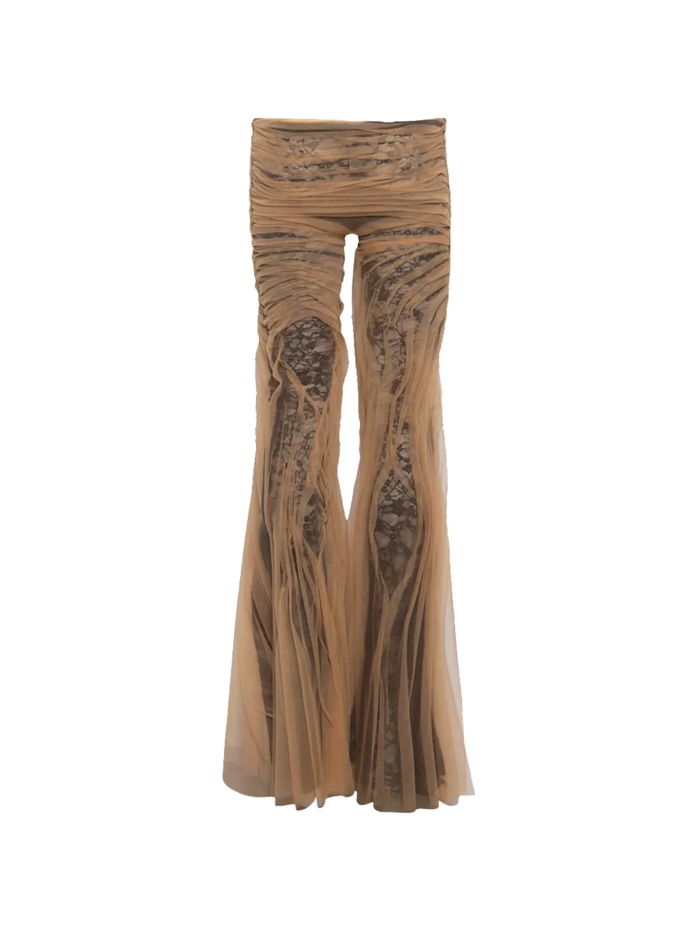 Di Petsa Flared broek Beige