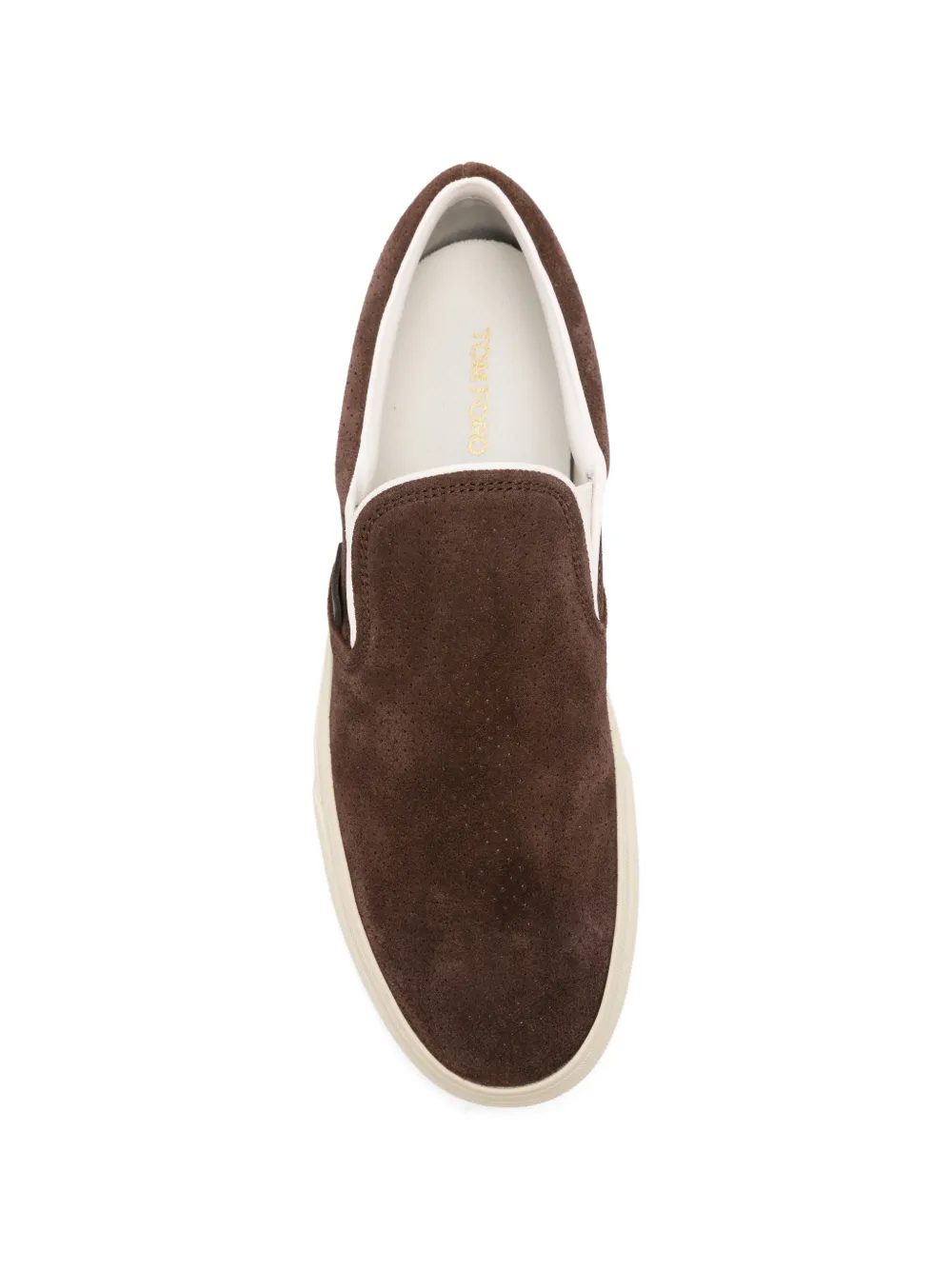 TOM FORD suede slip-on sneakers Bruin